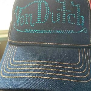 Von Dutch Blue and Teal Hat